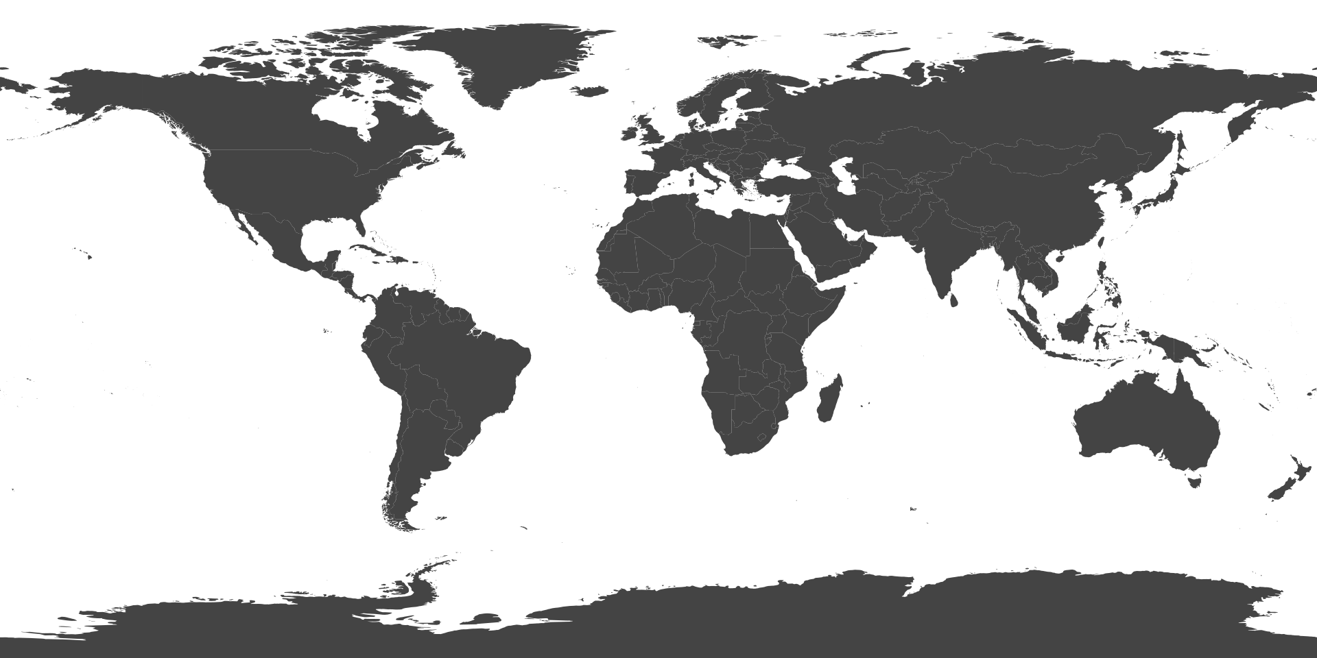 Map showing development experience in Egypt and Saudi Arabia